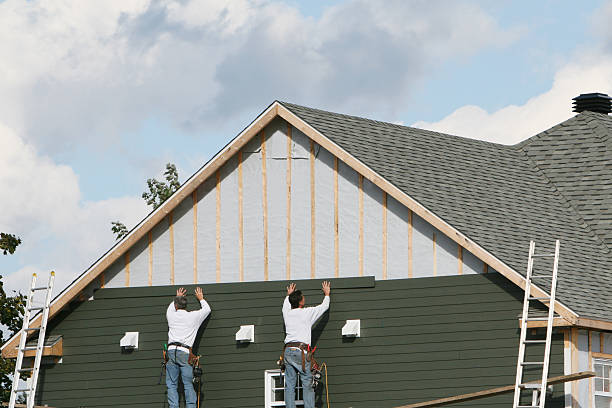Professional Siding Contractor technician working in Salem, IN